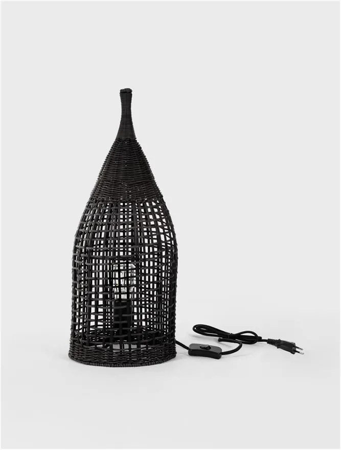 Lampadar/Lampa de podea decorativa ratan natural, NAOS H 54,5cm
