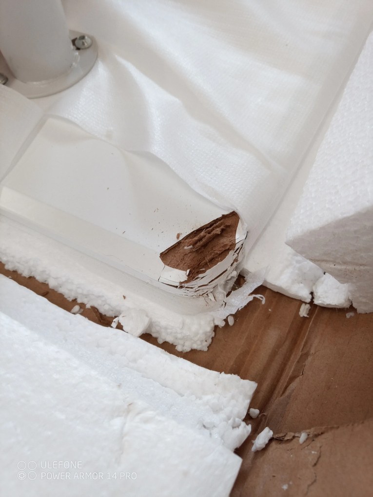 OFERTA Masa de dining alb BERGEN 140x80 cm III calitatea