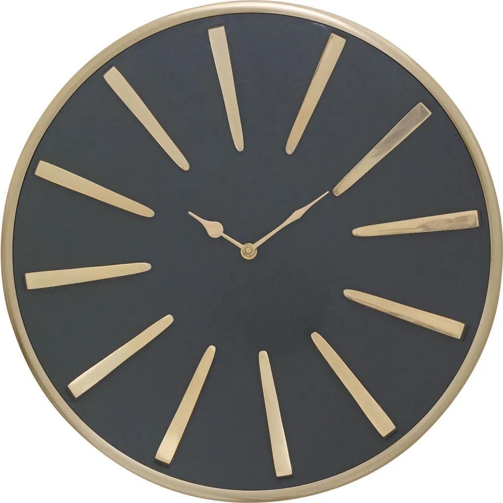 Ceas negru-auriu Charm Ø41 cm