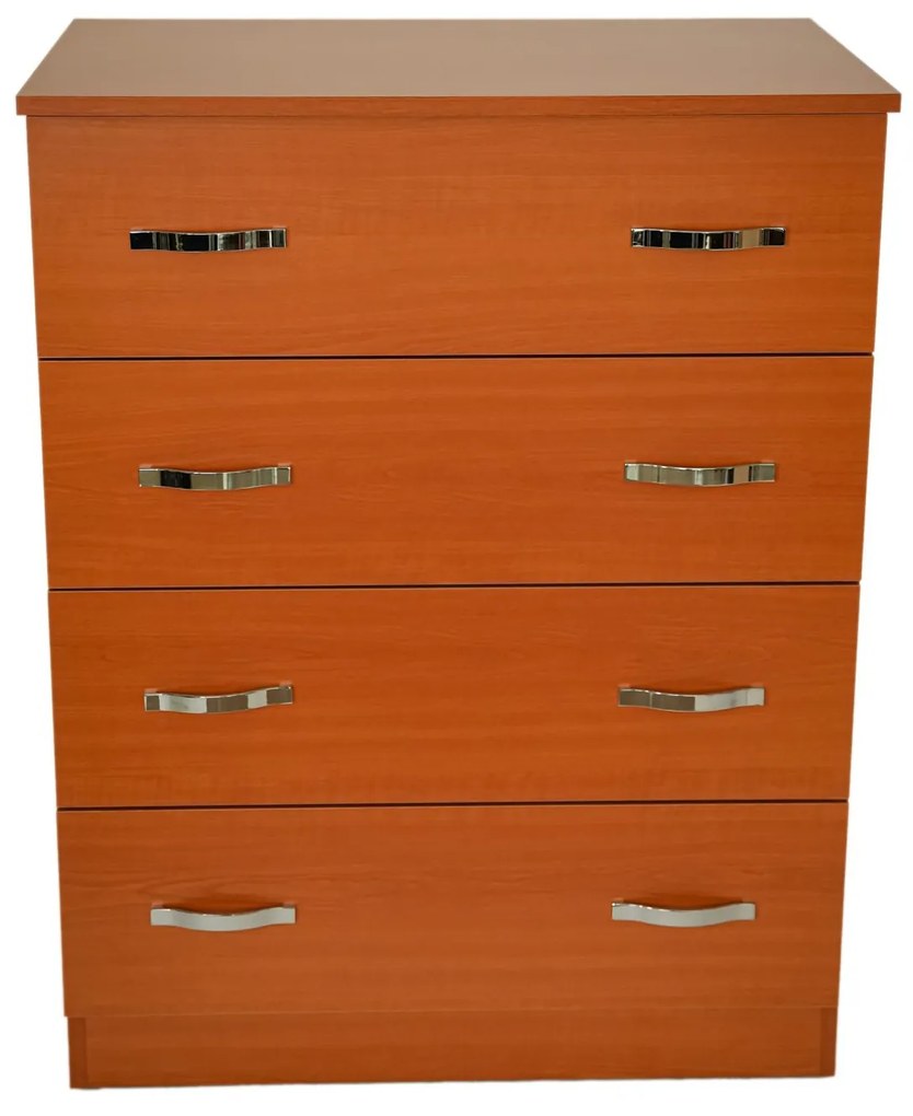 Comoda 4 sertare Cires, 80x48x105 cm