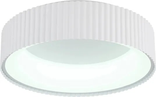 Globo 15924DW - plafonieră LED KEMP, 45W, 230V, 2700/4000/6000K, diam. 46 cm, albă