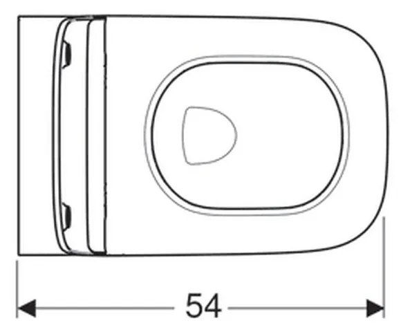 Set vas wc suspendat rimless cu capac soft close Geberit Smyle Square, rezervor incastrat si clapeta alba