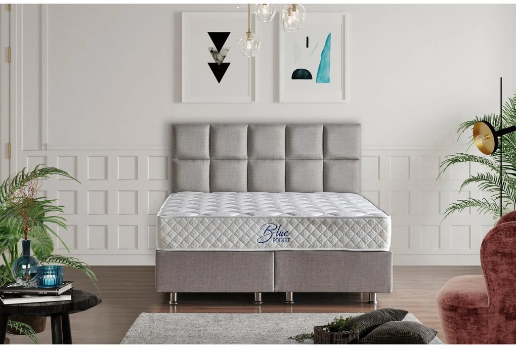 Saltea cu arcuri individuale Blues 190x90 cm (T3). 1101469