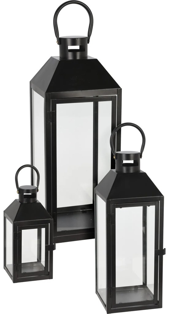 Set felinare decorative din metal, 3 dimensiuni incluse