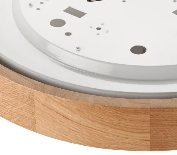 Plafonieră LED Brilagi CARVALHO 2xE27/60W/230V stejar d. 37,5 cm