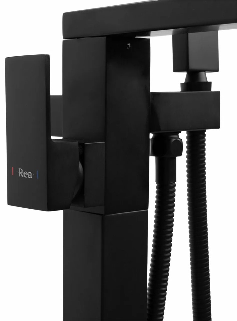 Baterie freestanding Tery negru H88,5 cm