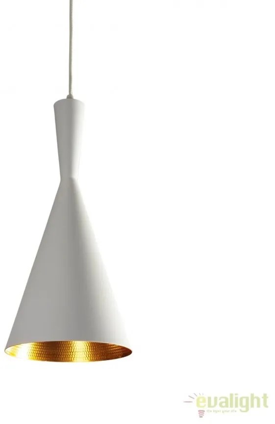 Pendul modern design nordic VITA alb/auriu