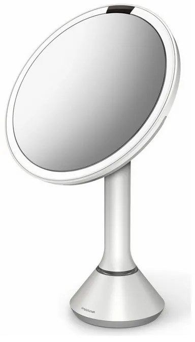 Oglindă Simplehuman cu luminozitate reglabilă Dual LED, alb