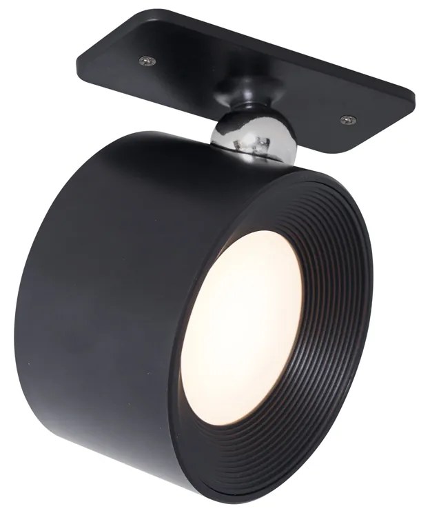 Set de 4 Aplice și Plafoniere Moderne Negre cu LED Reîncărcabil - Bright
