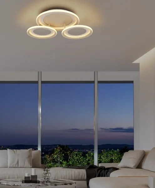 Globo 48064-40S - Plafonieră LED GLITRA LED/40W/230V 3000K 60,5x62,5 cm