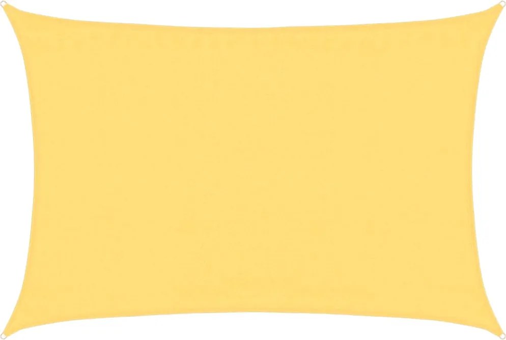 vidaXL Pânză parasolar, bej, 3,5 x 5 m, HDPE, 160 g/m²