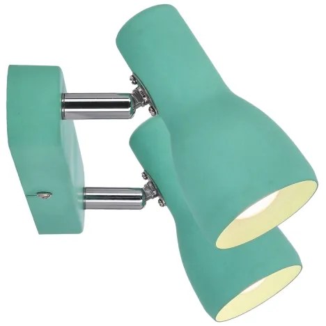 Spot PICARDO 2xE14/40W/230V turcoaz