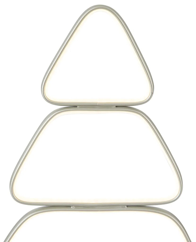 Lampă de masă de Crăciun din oțel, brad de Crăciun, incl. LED IP44 - Arbre