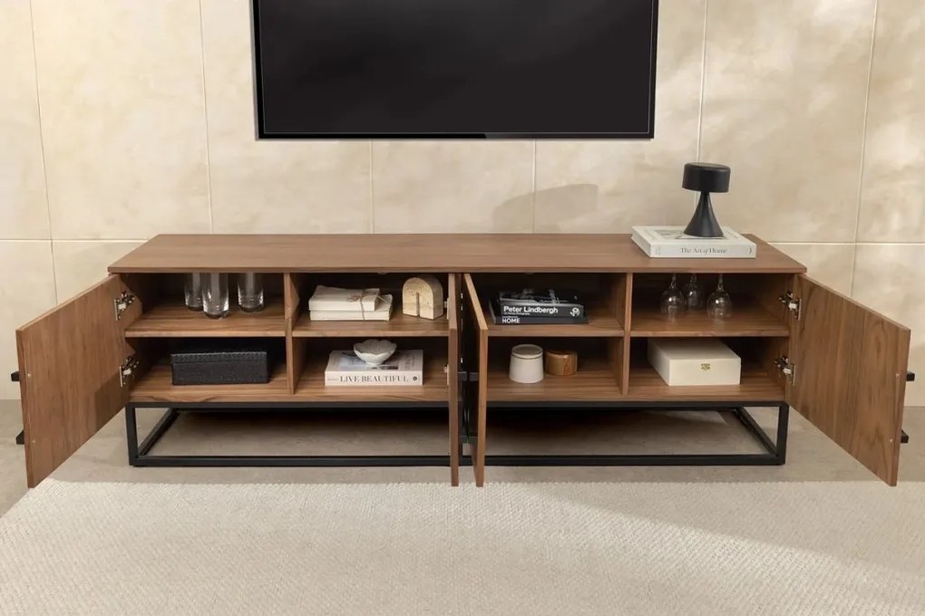 Comoda TV GRANDEZZA 180cm nuc natural