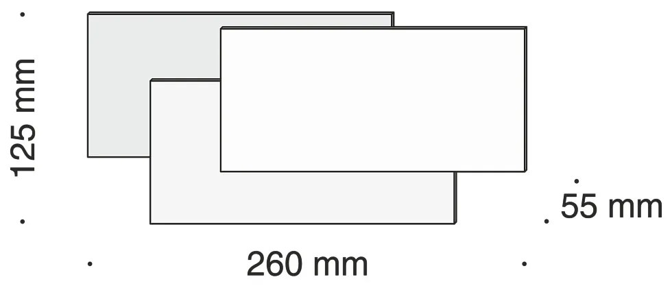 Aplica de perete LED design modern Kona alb MYC804WL-L12W