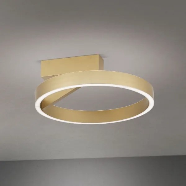 Plafonieră LED KOLK, 40 W, 230 V, 2700/3000/4000 K, Ø 40 cm, auriu