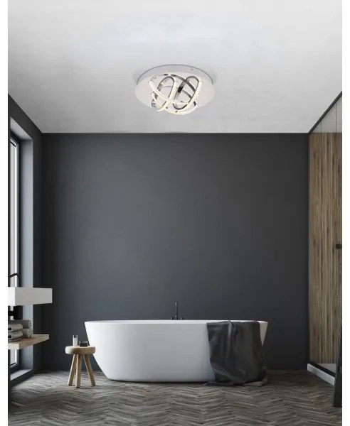 Globo 67126-15IP - Plafonieră LED pentru baie KEANA LED/15W/230V IP44