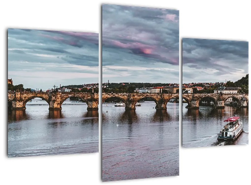 Tablou cu podul lui Carol (90x60 cm)