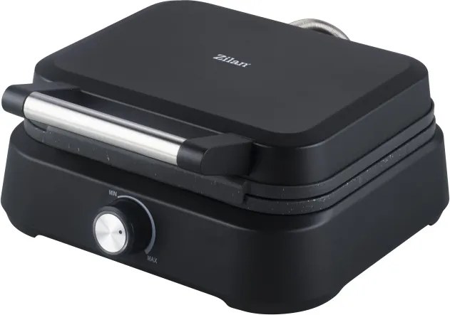 Aparat pentru vafe Zilan ZLN3959, Placi fixe din aluminiu, Termostat reglabil, Temperatura reglabila, Putere 1500W