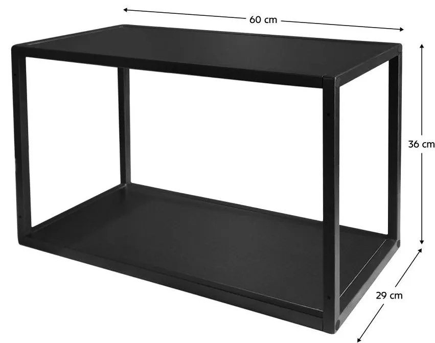 Raft bucătărie Arikona Monzesa Sobera ONE LOFT 60 G 36 (negru) . 1097084