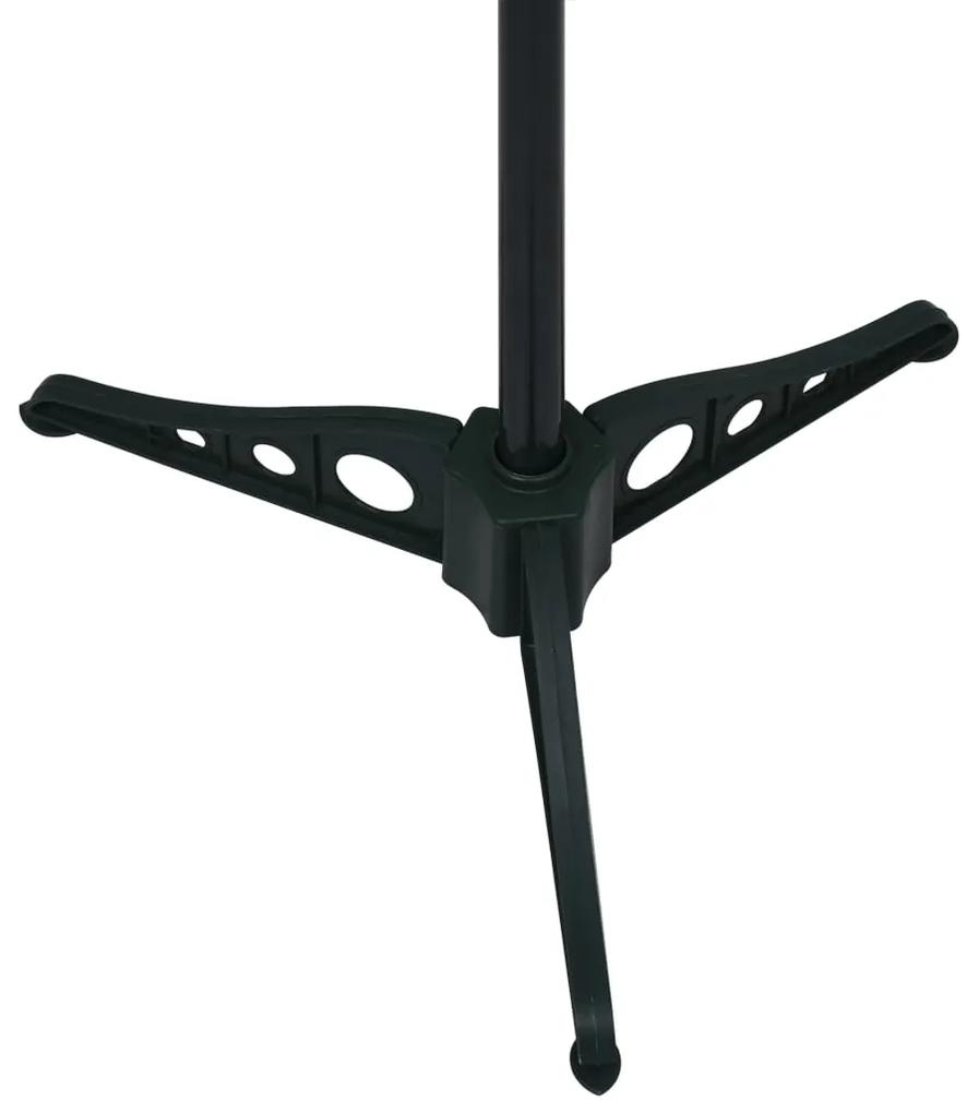 Brad de Craciun artificial tip pop-up, negru, 150 cm, PET 1, Negru, 150 cm