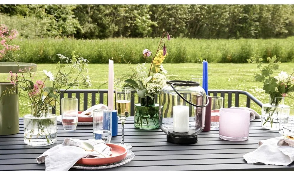 Veioză verde LED cu intensitate reglabilă cu abajur din metal (înălțime 28 cm) BringMe – Hübsch