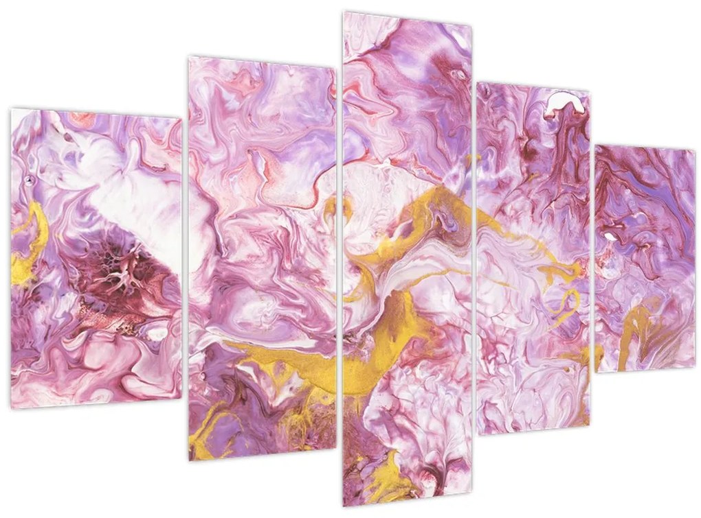 Tablou - Abstract roz (150x105 cm)