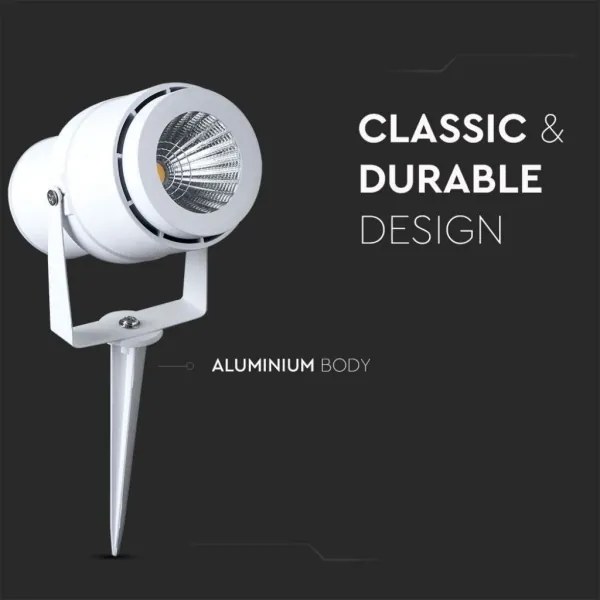 Lampă LED de exterior LED/12W/100-240V IP65 3000K alb