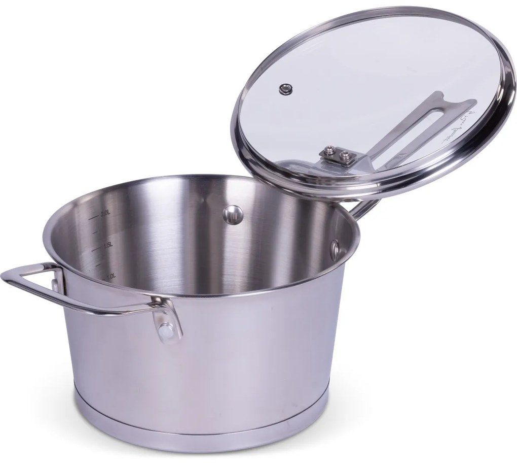 Lamart LT1273 cratiță cu capac Conic diametru 18 xînălțime 10 cm