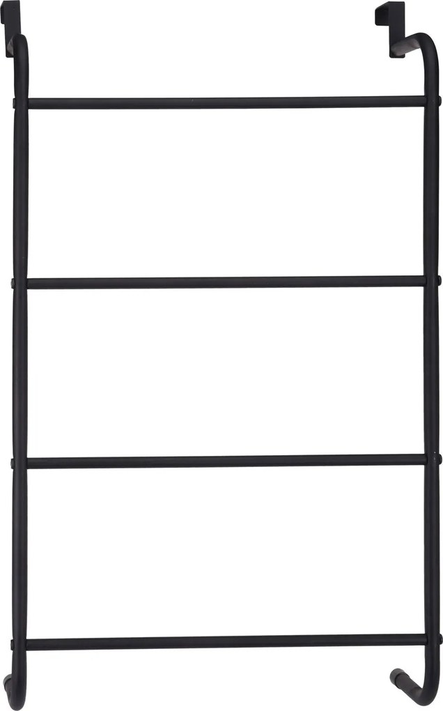 Suport pentru prosoape metalic, 44 x 73 cm, montare pe ușă