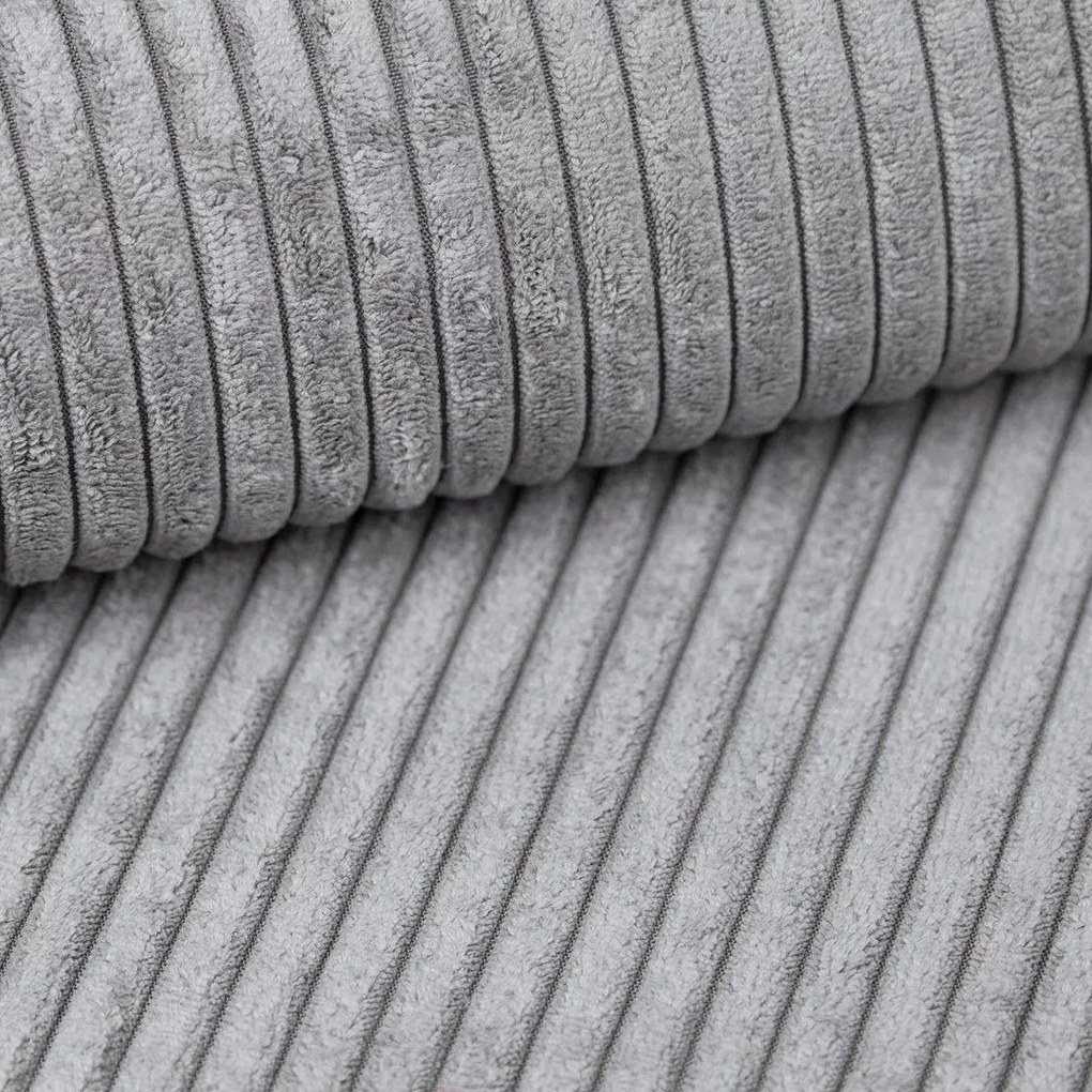 Coltar in forma de U SMART COSARO 295x140 cm, gri deschis