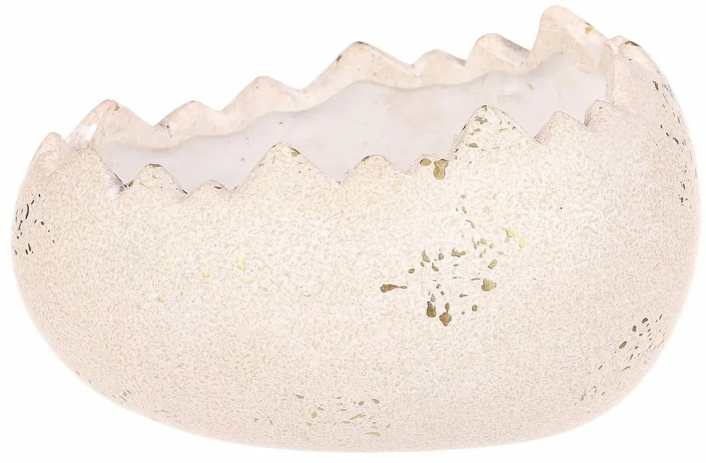Vase de ceramică pentru flori Coajă orizontală, 17x 13 x 9 cm