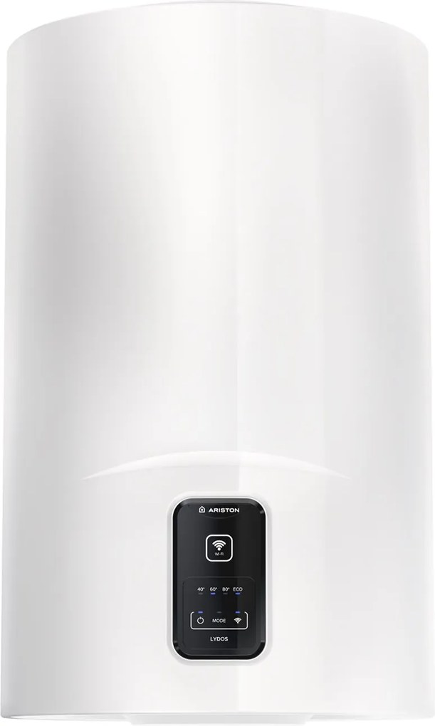 Boiler electric Ariston Lydos Wi-Fi 50L, 1800 W, conectivitate internet, rezervor emailat cu Titan