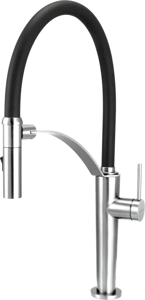 🚰 Baterie bucătărie CORDA, cu pipă flexibilă și 2 funcții, finisaj cromat – Cod BRC_072M