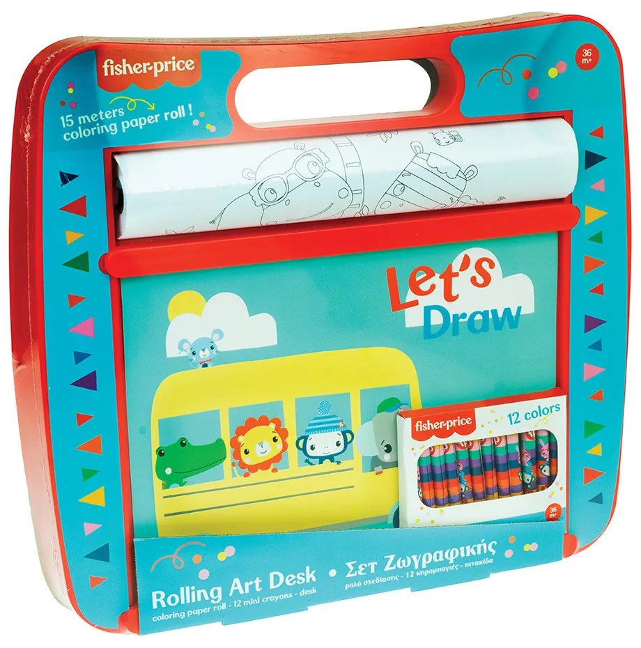 Fisher-Price Let&#039;s Draw set de colorat