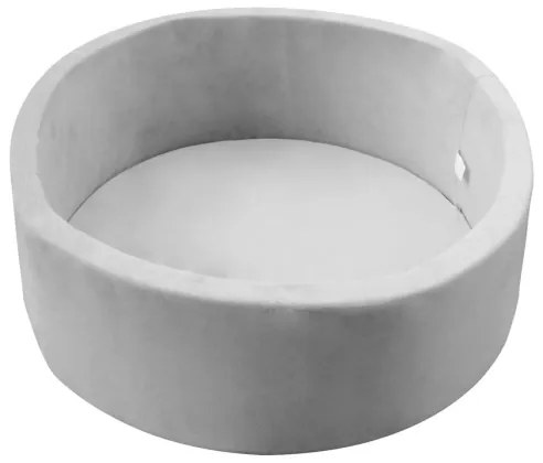 2Kids Toys - Piscină uscată pentru copii cu bile, Ø 90 cm, gri