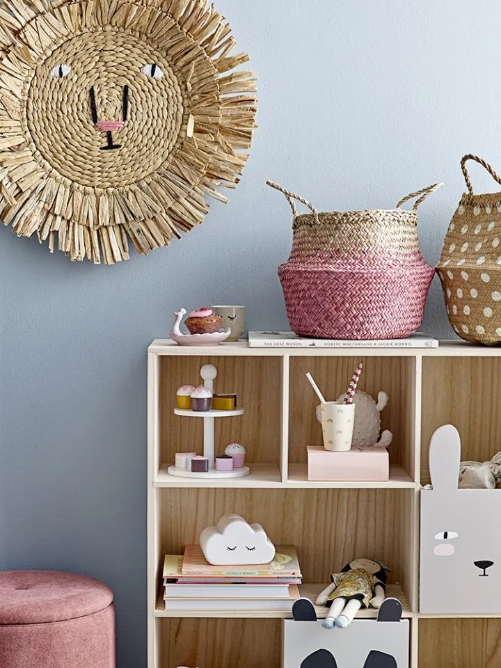 Biblioteca multicolora din lemn si MDF 94 cm Zoo Bloomingville Mini