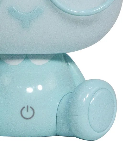 ONLI - Lampă de noapte reglabilă pentru copii PUPPIES LED/3W/230V 22 cm iepuraș/albastru