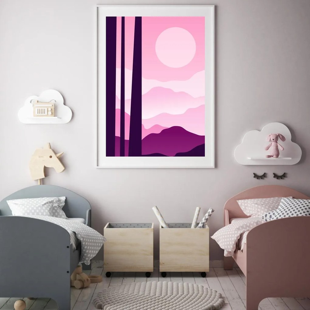 Poster - Peisaj montan (A4)