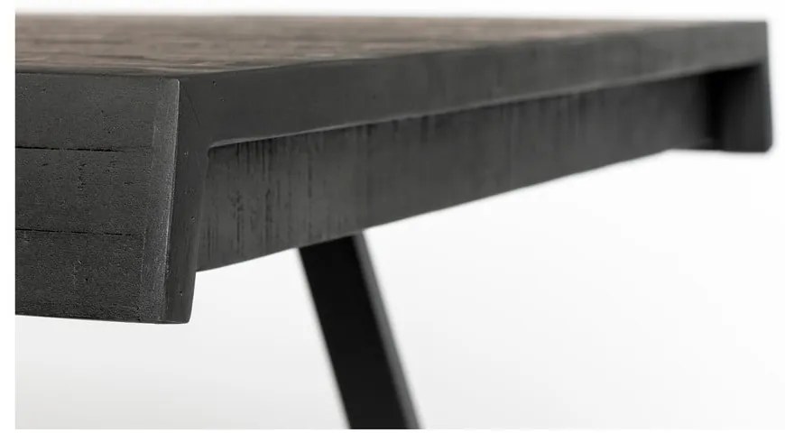 Masă de dining lemn masiv de tec 90x200 cm Suri – White Label