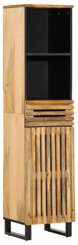 vidaXL Dulap, 38x34x160 cm, lemn masiv de mango brut