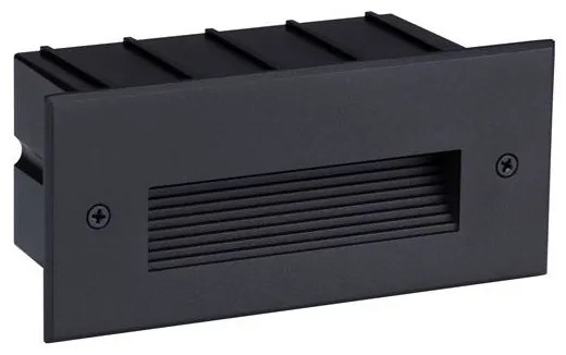 Spot LED incastrabil exterior, ambiental, IP65, POLKA negru