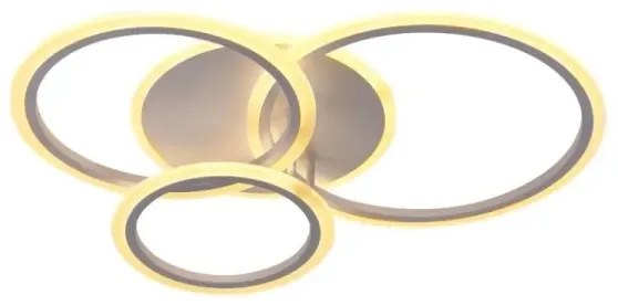 Lustră LED dimabilă aplicată LED/40W/230V alb + telecomandă