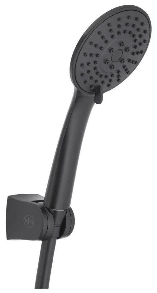 Set de duș KFA Armatura 841-220-81 MOZA oțel inoxidabil/negru mat