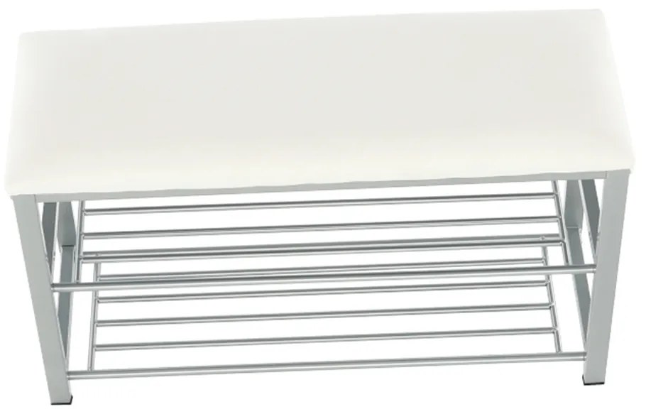 Banca pantofar cu rafturi pantofi, bej gri,