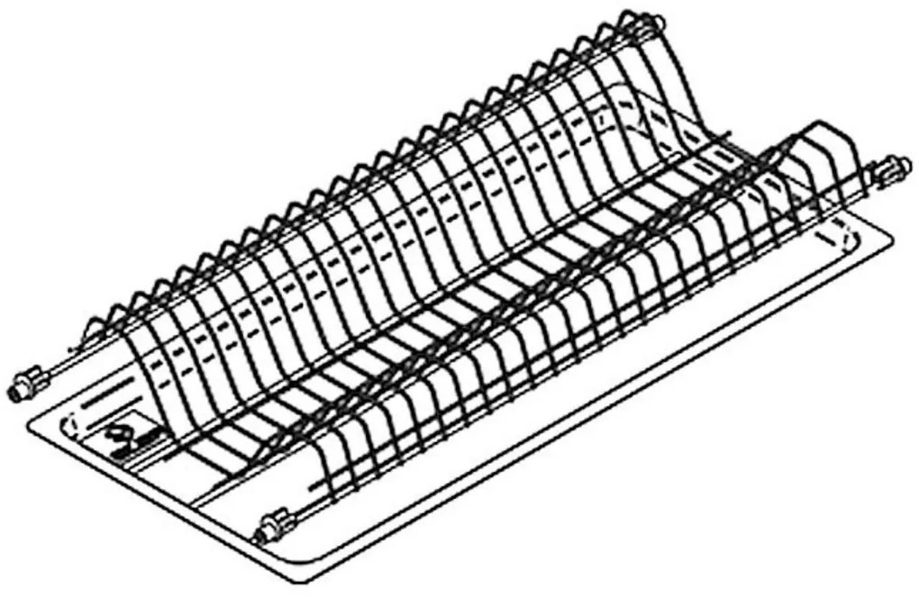 Scurgător pentru dulap de bucătărie Modesta 80 cm. 762691
