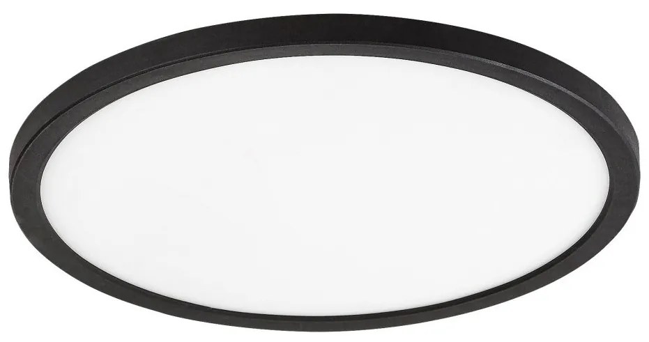 Plafoniera LED slim 40cm Gonzalo negru/alb