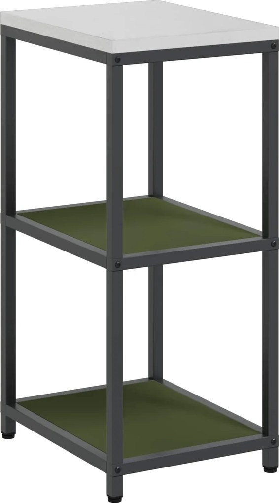 vidaXL Depozitare pentru bucătărie Verde măsliniu 60 x 50 x 92 cm Oțel