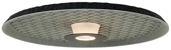 Plafoniera LED design modern decorativ ACOUSTIC gri, negru ZB-25177