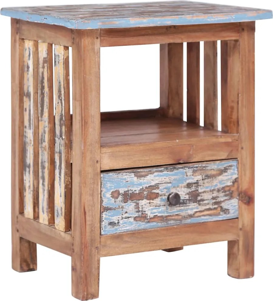 vidaXL Noptieră, 41x30x50 cm, lemn masiv de mahon